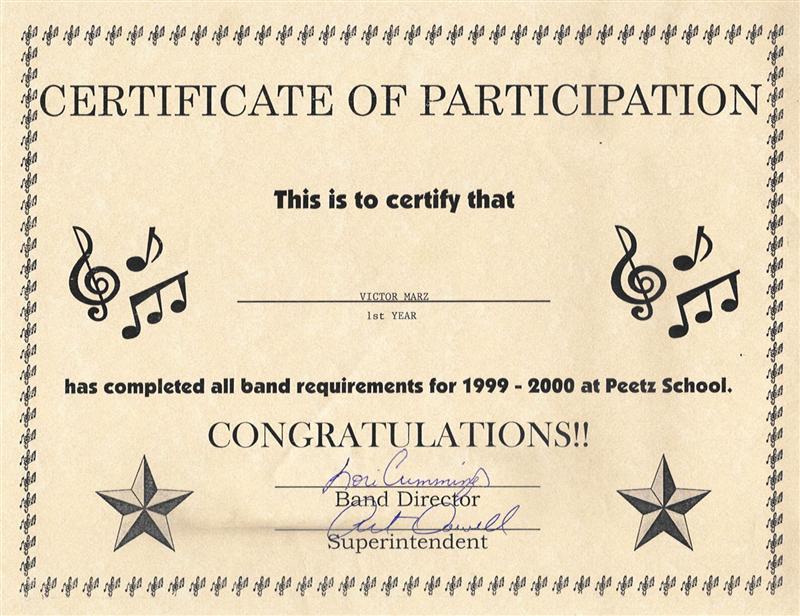 Awards, Certificats, Distinctions