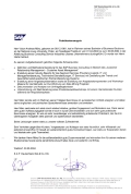 Reference Letter - SAP Germany